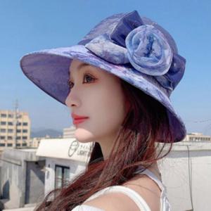모두팜 레이스 비치모 오간자 버킷햇 플라워 여름 벙거지 시원한 자외선차단 여성모자 원픽