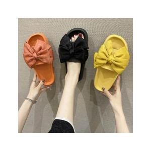 MISO EVA 가벼운 컬러 왕리본 여성 슬리퍼