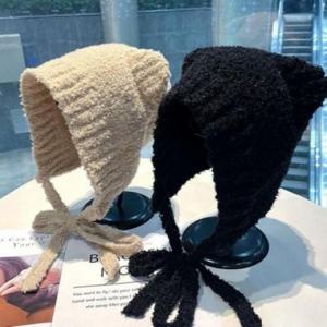 털 봄 모자 가을 모자 여자 버킷햇 여성 겨울 귀달이 푸들귀달이보넷 준캡