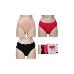 (트라이) 부드러운 촉감 편안한 착용감 데일리 여성 미디 삼각팬티 3매입0007xn