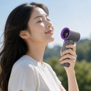 휴대용 선풍기 2026 5단 미니 손선풍기 3600mAh 저소음 LED 나들이용품