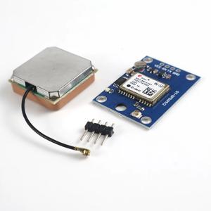 Arduino 드론 비행 컨트롤러용 세라믹 안테나 및 백업 배터리가 포함된 100% 새로운 NEO-6M GPS 모듈, UART 출력 3.3-5V