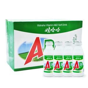 천미방 중국식품 와하하 AD 우유 소프트드링크 중국음료 210ML 24개