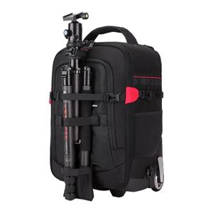 Vnelstyle 전문 DSLR 카메라 트롤리 여행 가방 비디오 사진 디지털 카메라 수하물 여행용 트롤리 배낭 (바퀴 포함)