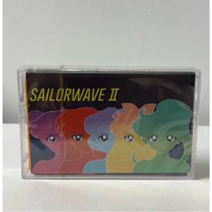 베이퍼웨이브 레트로 전자 음악 카세트 테이프, 빈티지 아날로그 사운드 실제 오디오 테이프, 음악 팬을 위한 수집용 음악 테이프