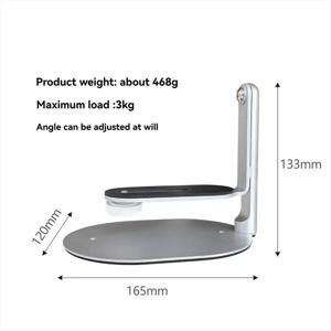 (A65I) 조정 가능한 프로젝터 스탠드 1/4 베이스 XGIMI Xiaomi Mijia 미니 프로젝터용 360도 회전 데스크탑 스탠드