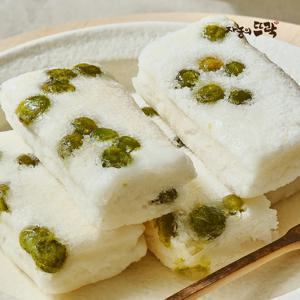 [떡 1위] 자농의뜨락 완두백설기 1kg(50g 20개입) 설기 건강떡 영양떡 아침대용떡 식사대용떡 효도선물