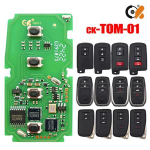 CK TOM 시리즈 범용 키 TOM-O-01 지지대 8A 4D 스마트 PCB 원격 회로 기판, 도요타 RAV4 힐럭스 랜드 크루저 렉서스 RX350 용