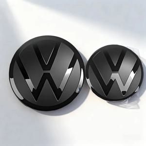 폭스바겐 GTI 폴로 골프 MK6 7 8 파사트 B6 7 8 9 티구안 CC T-ROC 아테온 제타용 ACC 자동차 전면 그릴 후면 트렁크 엠블럼 뚜껑에 영향을 미치지 않습니다.