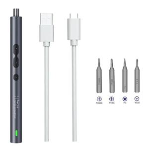 6 in 1 정밀 전기 스크루 드라이버 세트 전동 공구 Xiaomi 모바일 휴대 전화 수리를위한 충전식 자기 미니 소형 비트