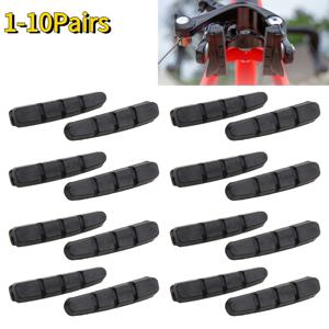 합금 림용 로드 바이크 브레이크 패드 신발, Dura Ace Ultegra 105 카트리지, 자전거 브레이크 패드, 자전거 브레이크 도구 부품, 1-10 쌍