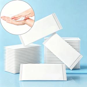 20/50/100PCS 일회용 물티슈 여행 캠핑 피트니스 일회용 개별 포장된 물티슈 휴대용 디테일링 청소 도구
