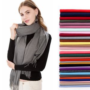 2020 여름 여성 hijab 스카프 얇은 shawls 및 랩 레이디 솔리드 여성 hijab 스톨 긴 캐시미어 파시미나 풀라드 헤드 스카프