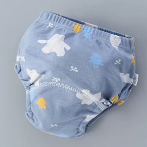 6겹 아기 면 트레이닝 팬츠 팬티 재사용 가능한 아동 천 기저귀 세탁 가능한 유아용 속옷 기저귀 교체용