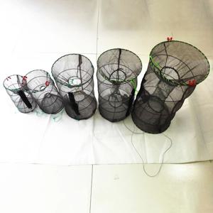 낚시 그물 메쉬 물고기 케이지 접이식 재사용 가능한 낚시 그물 모든 유형의 물고기에 대한 유니버설