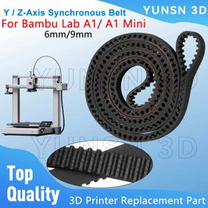 밤부랩 A1/A1 미니 Y Z축 벨트 동기화 내마모성 벨트 6mm/9mm 밤부랩 A1 미니 3D 프린터 교체 부품용