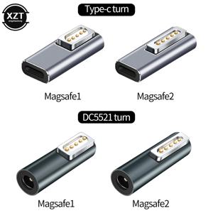 새로운 고품질 마그네틱 USB C 어댑터 타입 C - Magsaf* 2 /DC5521 - Magsaf1 커넥터 PD 고속 충전 어댑터 (맥북 에어/프로용)