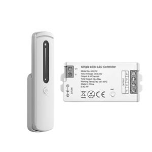 신형 LED 디머 컨트롤러 2.4GHz 무선 RF 리모컨 DC 12-24V 15A 출력 싱글 듀얼 컬러 CCT 조절 가능한 LED 스트립용