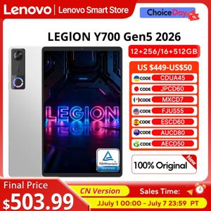 새로운 레노버 리전 Y700 5세대 게이밍 태블릿 스냅드래곤 8 엘리트 Gen5 CN 버전 8.8인치 165Hz 3K 화면 9000mAh 태블릿 패드 PC