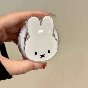애니메이션 카와이 미피 토끼 자석 휴대폰 거치대 만화 텔레스코픽 휴대용 거치대 자석 휴대폰 에어백 거치대 소녀 선물