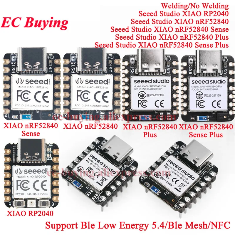 10Pcs/1pc Seeed Studio XIAO BLE NRF52840 SENSE Plus RP2040 Arduino 나노 마이크로컨트롤러용 블루투스 호환 모듈