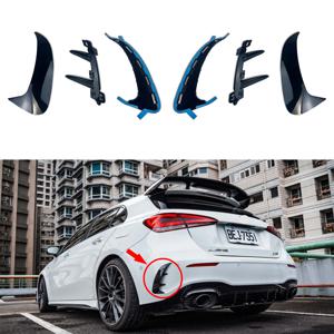 페어 리어 플릭스 범퍼 스포일러 카나드 스플리터 메르세데스 벤츠 W177 AMG 라인 해치백 A180 A200 A220 A160 A250 A35 2019