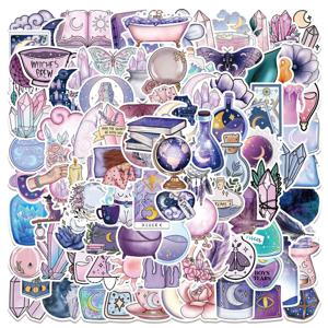 100개 보헤미안 마법 달 고딕 약제사 타로 마녀 점성술 스티커 DIY 다이어리 케이스 수제 스크랩북 스티커