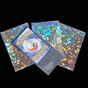 50pcs 소프트 트레이딩 레이저 카드 필름 슬리브 투명 66*91mm 포켓몬 TCG 게임 수호자 폴더 유희왕 야구 카드 케이스 홀더