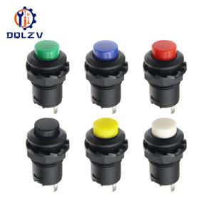 자동 잠금/순간 푸시버튼 스위치 DS228 DS428 12mm OFF-ON 푸시 버튼 스위치 3A /125VAC 1.5A/250VAC DS-228 DS-428