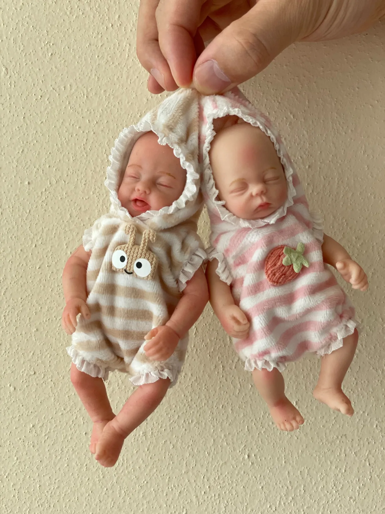 OtardDolls 1 Pc 실물 같은 미니 실리콘 다시 태어난 인형 수제 베베 신생아 인형 소녀 생일 선물용