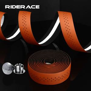 RIDERACE 자전거 핸들 바 테이프, 도로 자전거 핸들 바 테이프, 미끄럼 방지 PU EVA 통기성 사이클링 댐핑 방진 스트랩