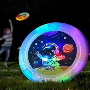 야외 Led 비행 접시 어린이 패션 실리콘 장난감 UFO 훈련 부모-자식 게임 대화 형 장난감 애완 동물 강아지 비행 접시
