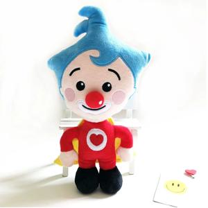 어린이를 위한 플림 광대 봉제 인형, 부드러운 봉제 인형, 귀여운 만화 캐릭터, 버터, 어린이 생일 선물