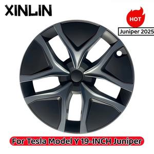 테슬라 모델 Y 주니퍼 2025+ 4PCS 휠 캡 자동차 교체용 휠 캡 19인치 퍼포먼스 자동차 휠캡 커버 액세서리