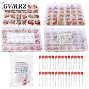 300PCS 960PCS 3600PCS 세라믹 커패시터 키트 전자 부품 패키지 커패시터 모듬 샘플 키트 DIY