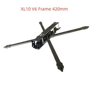 XL10 V6 420mm 10인치 휠베이스 초장거리 HD 트루-X 카본 프레임 키트 (DJI O3 VISTA FPV 부품용 8mm 암 포함)