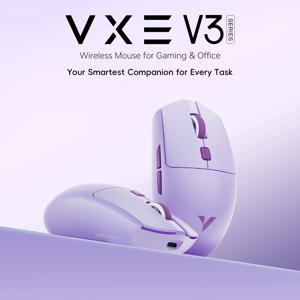 ATK VXE Dragonfly V3 PRO 블루투스 게이밍 마우스 PAW3395SE 2.4G 무선 E-스포츠 마우스 충전식 경량 인체공학적