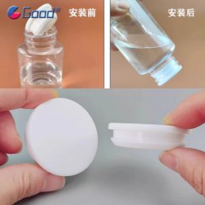 흰색 T형 실리콘 고무 스냅온 홀 플러그 2.5-50.6mm 방진 방수 원형 블랭킹 엔드 캡 인서트 씰 스토퍼