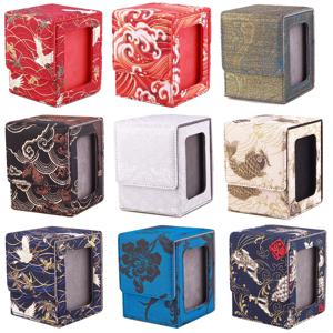 100+ 트레이딩 카드 덱 박스 홀더 커맨더 카드 휴대용 정리함 케이스 YTG TCG 보드 게임 수집용 카드 케이스 선물