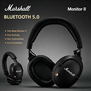 마샬 MONITOR II ANC 무선 헤드폰 서브우퍼 액티브 노이즈 캔슬링 음악 스포츠 게임용 오리지널 프리미엄 헤드폰