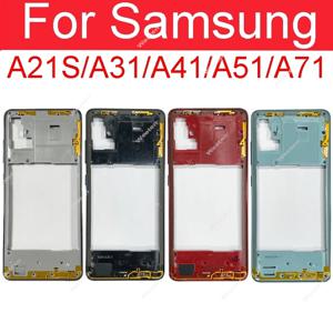 삼성 갤럭시 A21S A217 A217F A31 A41 A51 A71 A315 A415 A515 A515 A715 하우징 중앙 프레임 케이스 커버 (측면 버튼 포함)