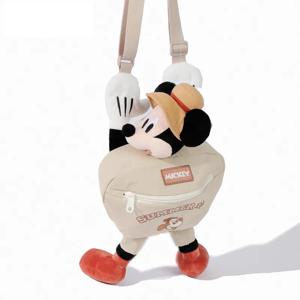     디즈니 새로운 만화 미키 고품질 가방 높은 외관 수준 Ins 스타일 귀여운 패션 캠핑 Crossbody 가방 여행 Backpa