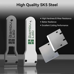 3D 프린터 쿡탑 스크레이퍼 (Bambu Lab A1/X1/P1 시리즈, Anycubic Kobra 시리즈, Creality 모든 3D 프린터 빌드 플레이트 호환)
