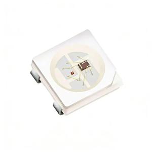 20-1000PCS WS2812B 5050 RGB LED 칩 WS2812 개별적으로 주소 지정이 가능한 픽셀 칩 WS2811 IC 내장형 흰색 PCB DC5V