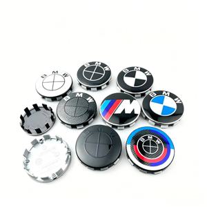 액세서리 4개 56MM 68MM 자동차 휠 허브 캡 센터 엠블럼 로고 BMW E90 E60 F18 E46 X3 X5 X1 G30 E60 F30 E90 G20 E46 F02 G28 용
