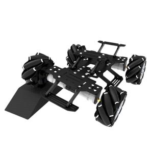 라스베리 파이 프로그래밍 가능한 로봇 용 Arduino 로봇 DIY 키트 용 12V 인코더 모터 서스펜션 4WD 메카넘 휠이있는 RC 자동차 섀시