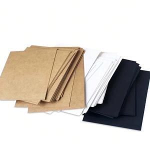A6 사이즈143 X 93mm 크래프트 종이 350gsm 카드지, DIY 선물 포장 판지 종이 빈 엽서 손으로 그린 낙서