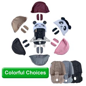 COLU KID 시트 쿠션 또는 Doona+ 카시트 및 유모차용 캐노피, 다양한 색상 변경 키트, 다채로운 색상 선택 가능