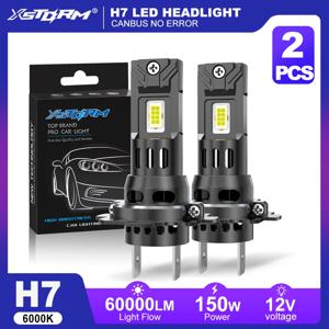 XSTORM H7 LED 전구 150W 60000LM H1 LED 헤드라이트 캔버스 H4 LED 헤드라이트 자동차 터보 램프 6000K 12V 자동차용 ﻿ ﻿