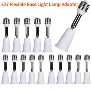 1-6PCS LED 전구 램프 홀더 유연한 확장 어댑터 소켓 확장 E27 ~ E27 어댑터 변환기 벽베이스 홀더 나사